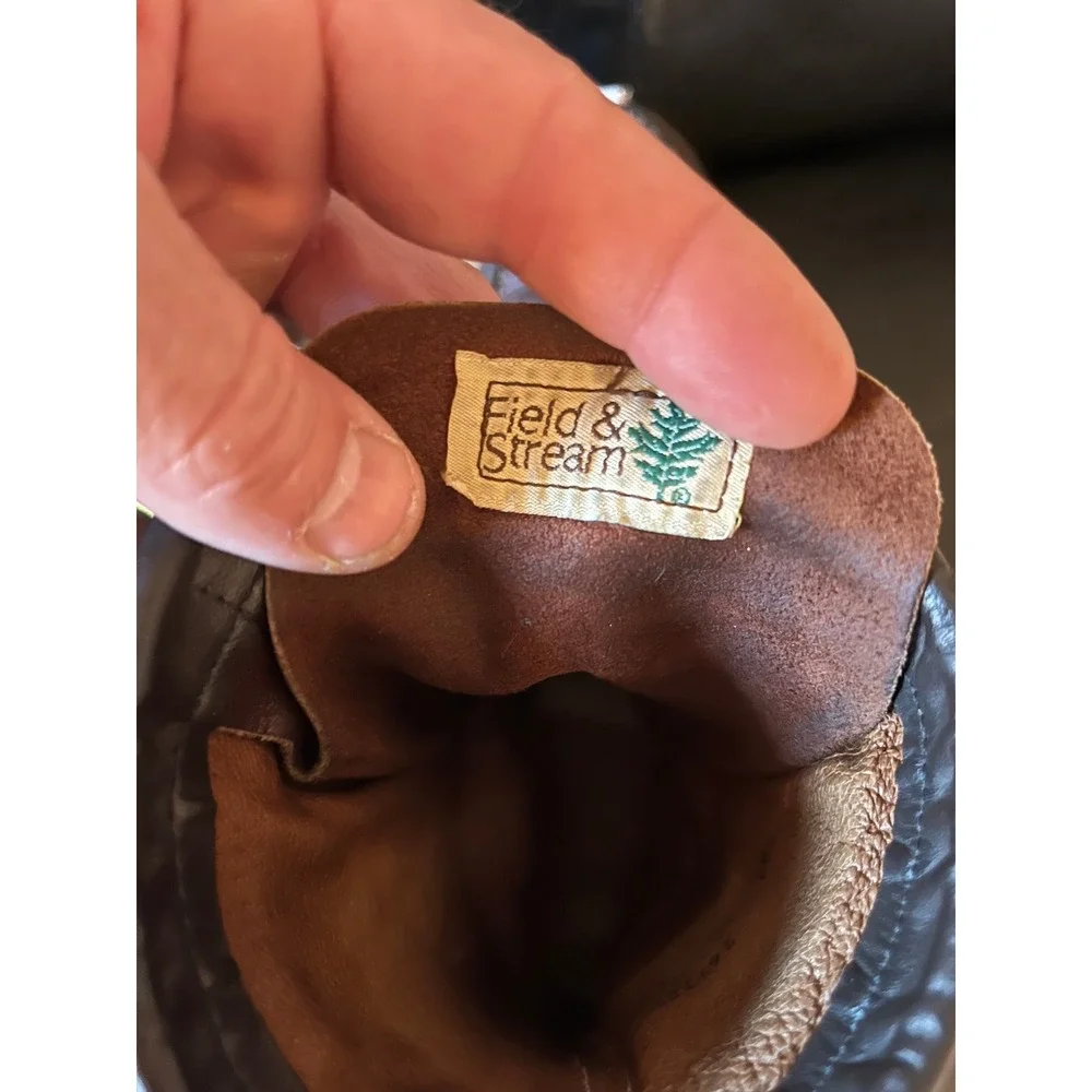 Vintage Field & Stream Moc Toe Boots